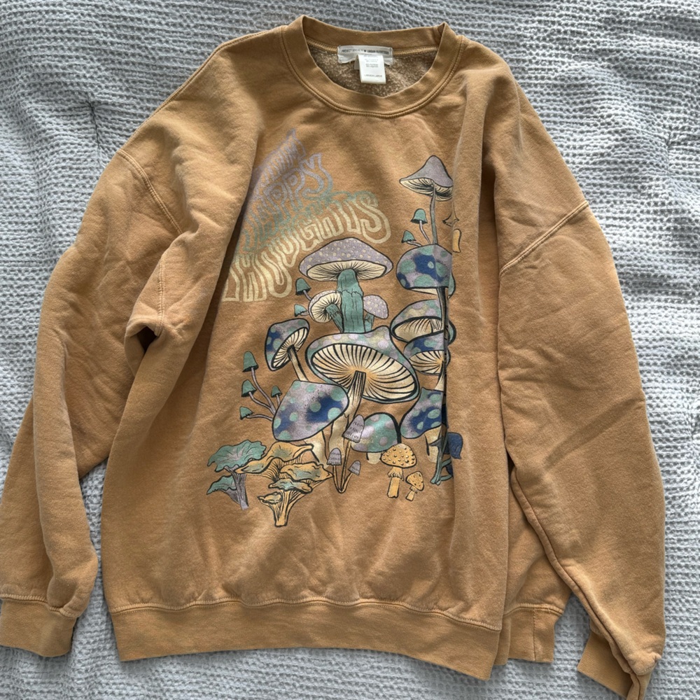 Urban Outfitters Mushroom Graphic Sweater